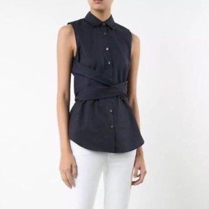 Derek Lam 10 Crosby Sleeveless Blouse - Size 4